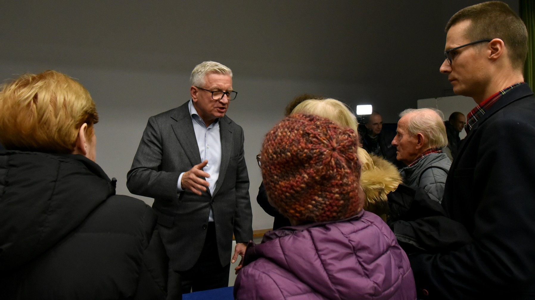 Galeria zdjęć ze spotkania prezydenta z mieszkańcami Winograd