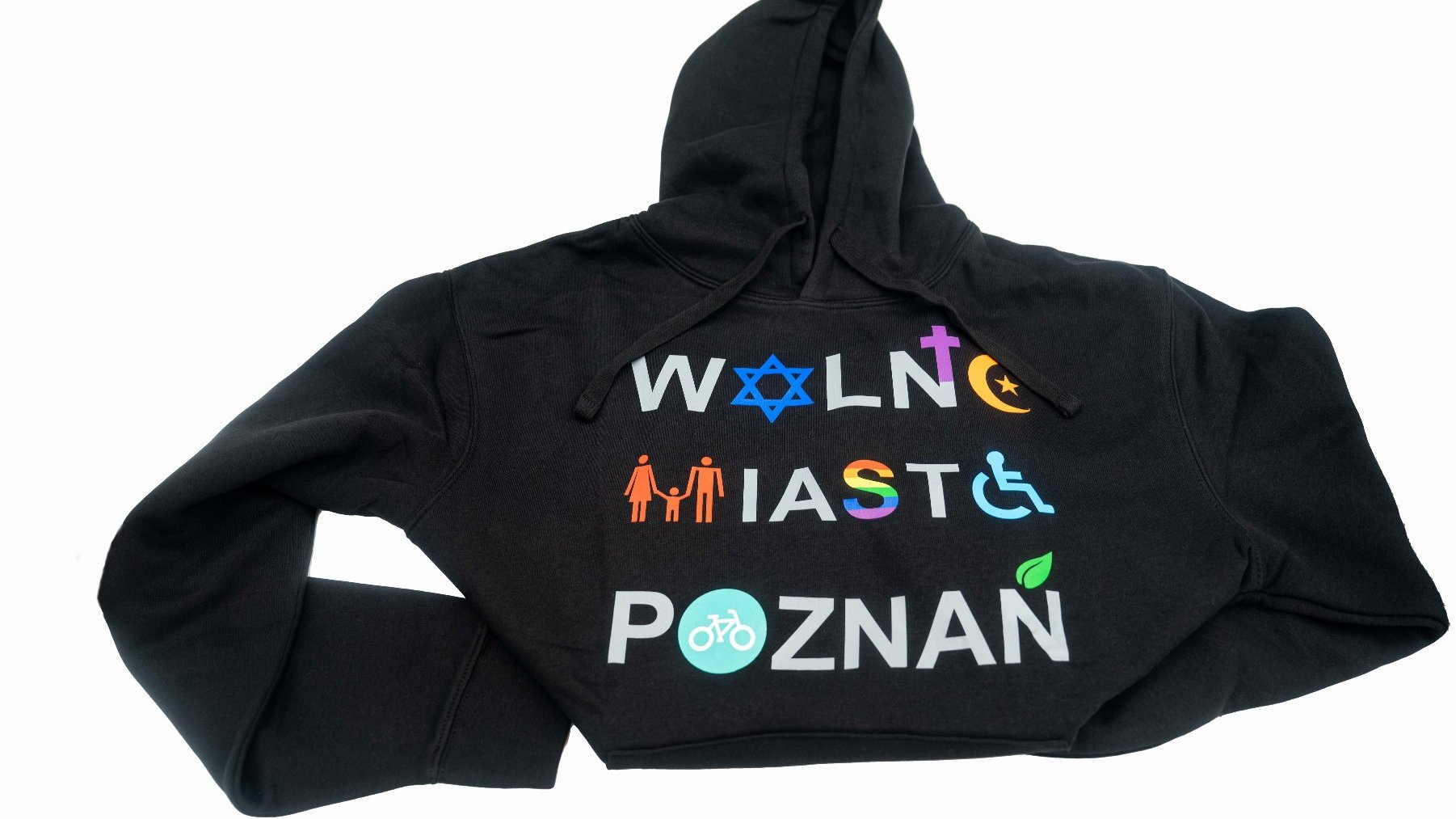 Bluza z napisem: Wolne Miasto Poznań.