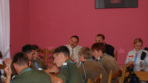 Spotkanie z młodzieżą z Kazachstanu