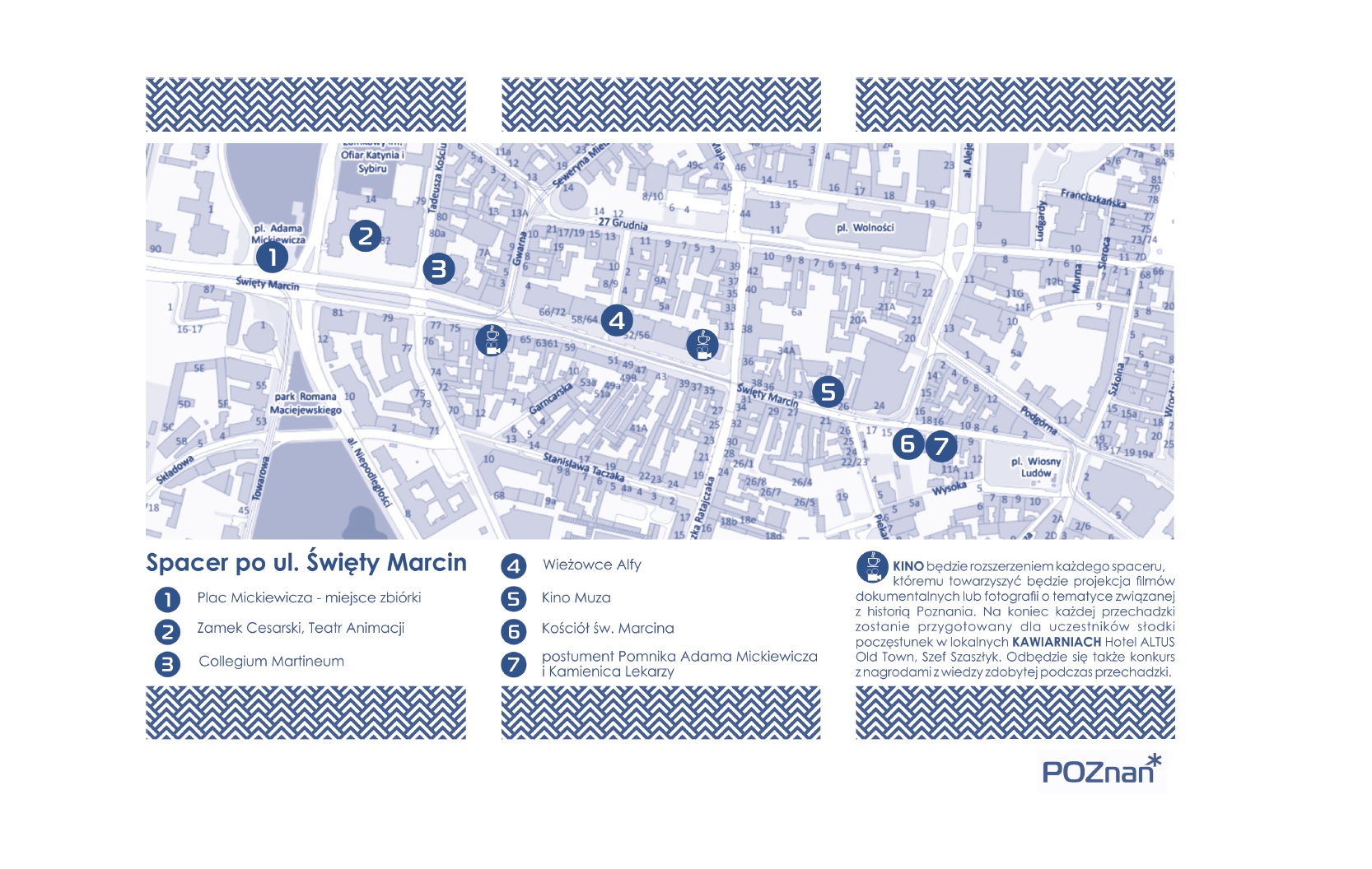 Kino, kawiarnia i spacer... - przechadzka po Św. Marcinie