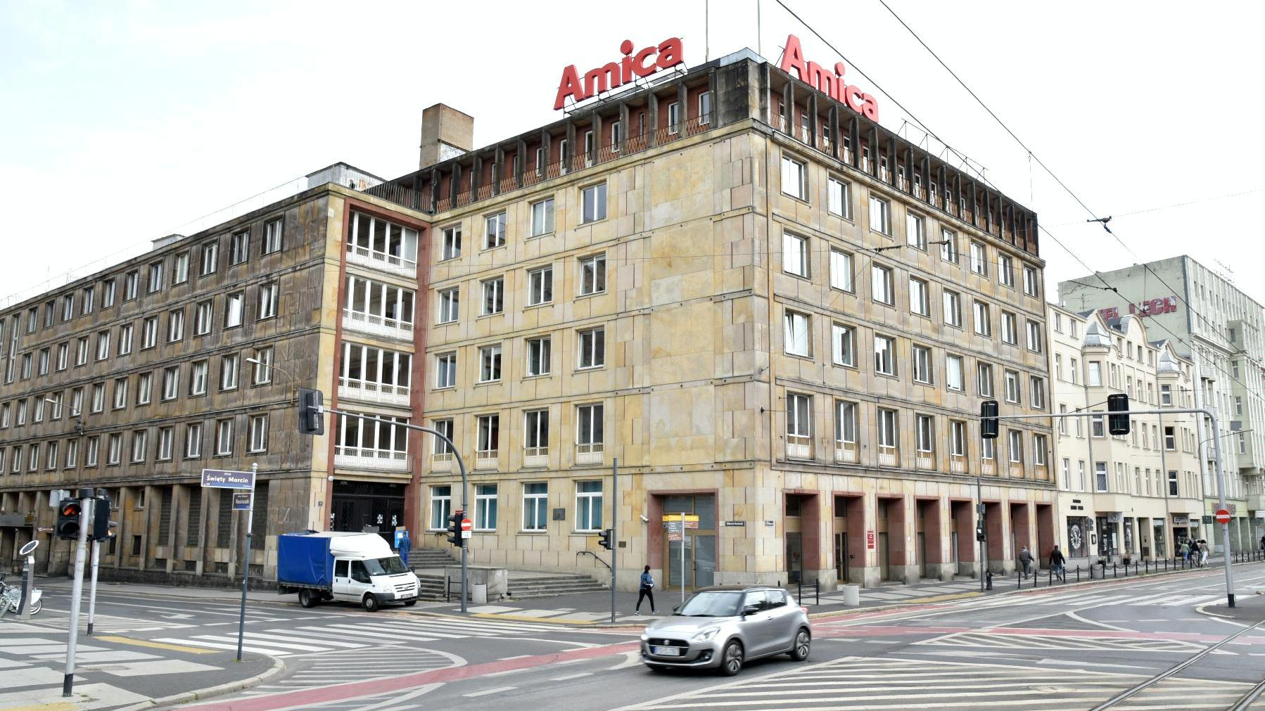 Centrum powstanie na pierwszym piętrze budynku Collegium Martineum UAM przy skrzyżowaniu ulic Św. Marcin i Kościuszki - grafika artykułu