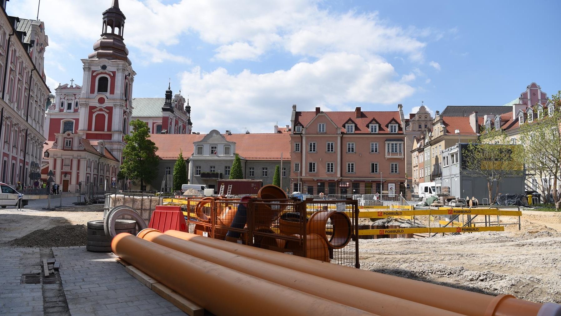 Całość prac na placu Kolegiackim zakończy się w tym roku