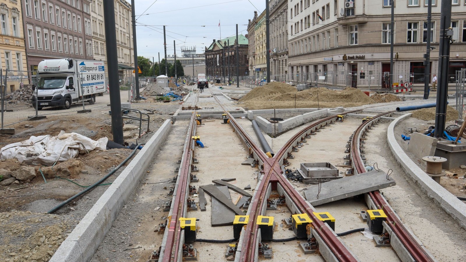 Trwają prace na ul. Św. Marcin i al. Marcinkowskiego (foto: PIM)