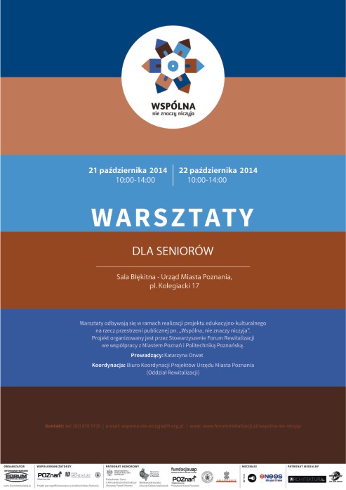 Warsztaty dla seniorów