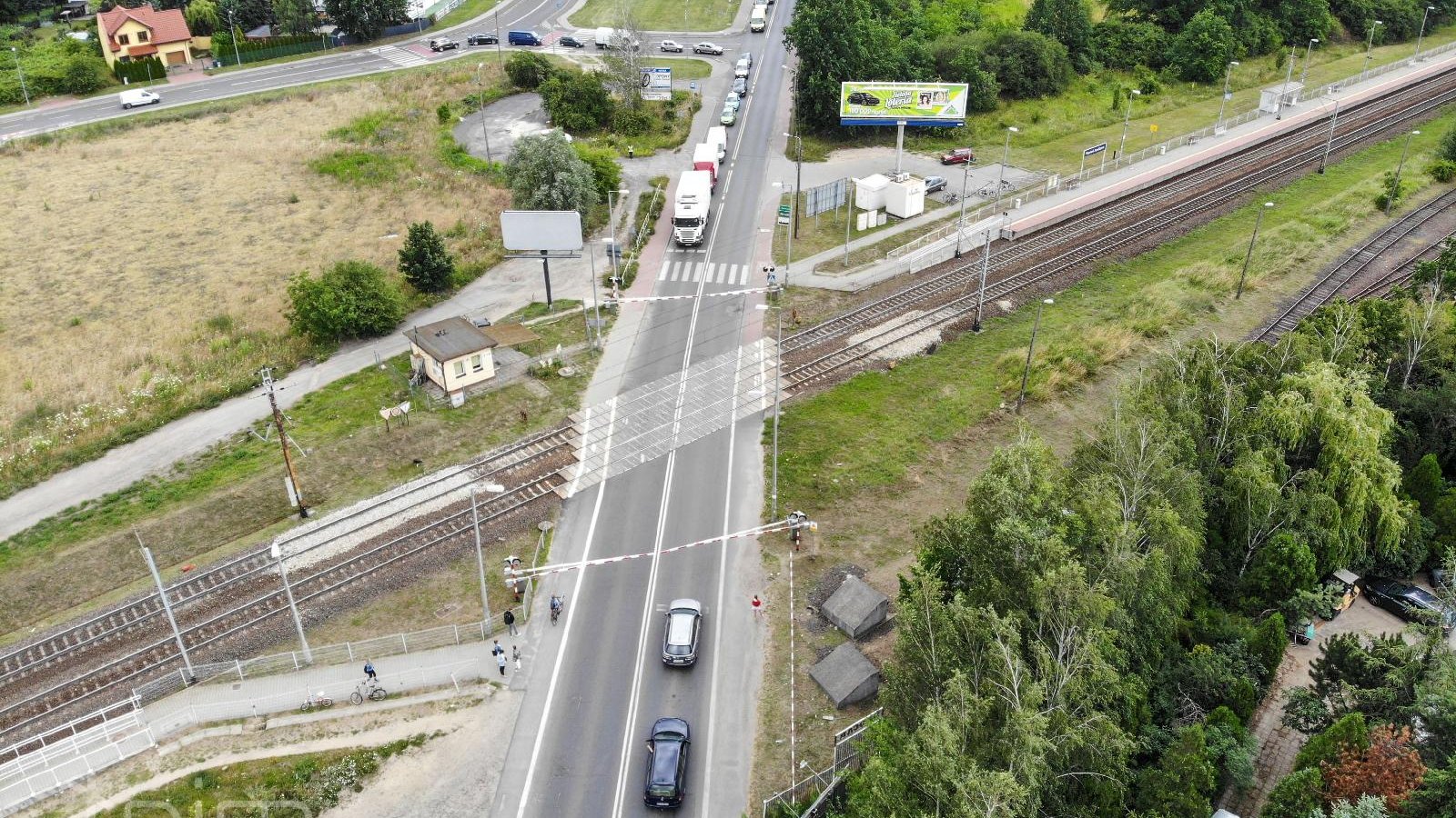 Galeria zdjęć miejsca na granicy Poznania i Plewisk, gdzie powstanie tunel i węzeł transportowy