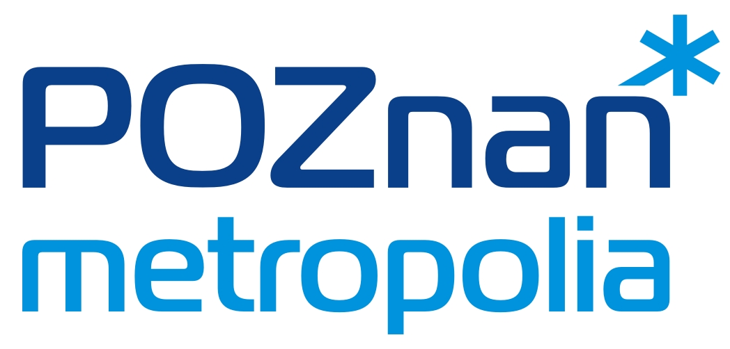 Na zdjęciu widać logo stowarzyszenia Metropolia Poznań