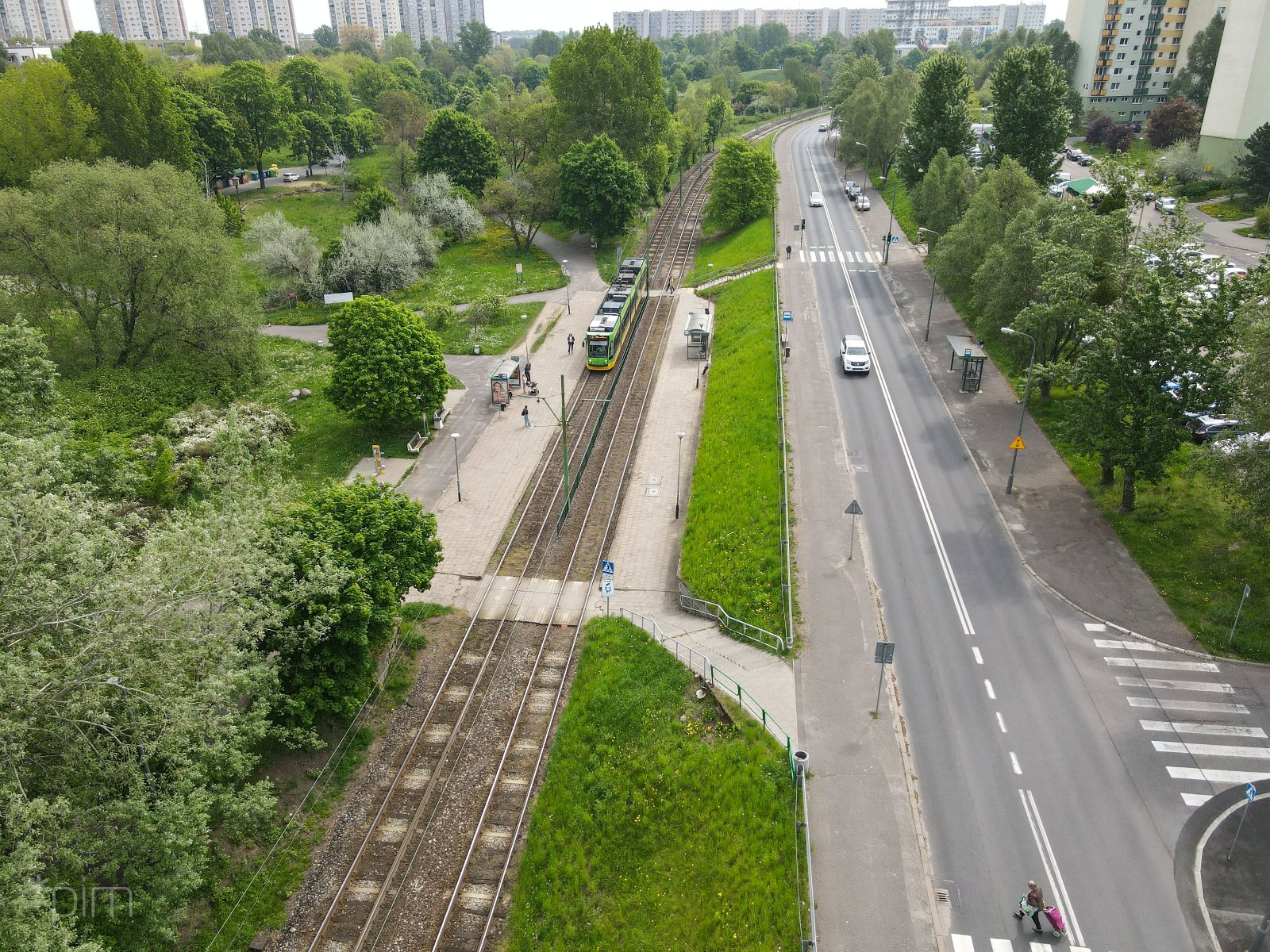 Galeria zdjęć pokazujacych tzw. trasę kórnicką z lotu ptaka - grafika artykułu