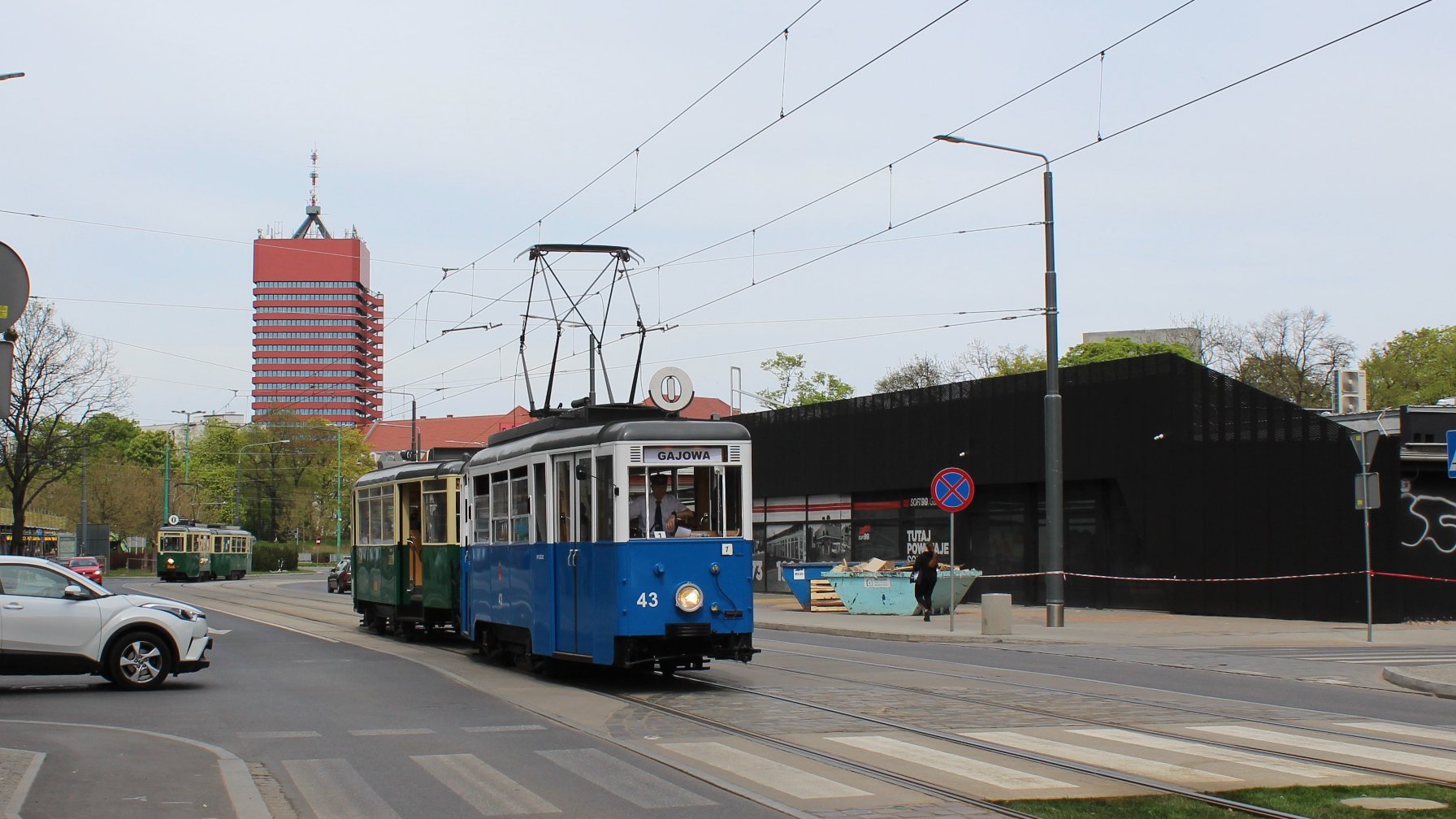 Historyczny tramwaj 4N1+ND z Krakowa