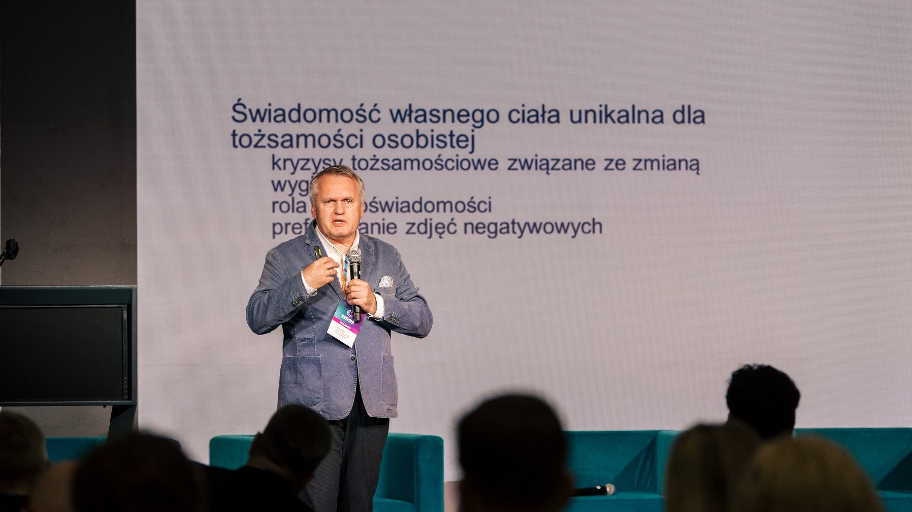 Na zdjęciu prof. Doliński podczas wykładu na Forum Rozwoju Miast