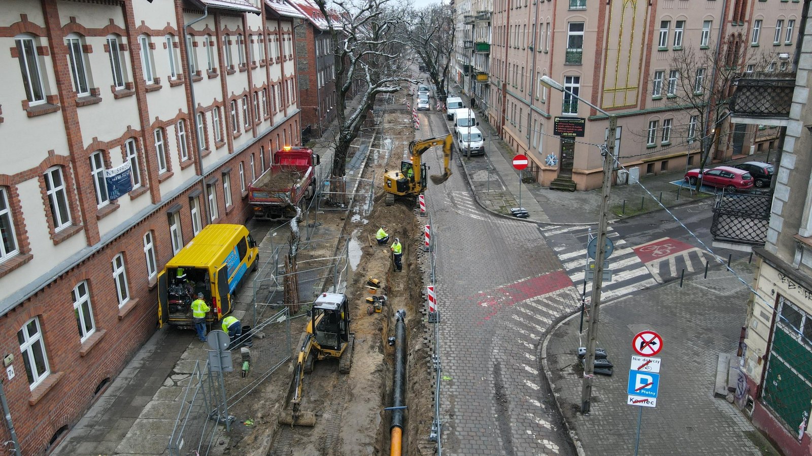 Galeria zdjęć z prac na ul. Kolejowej