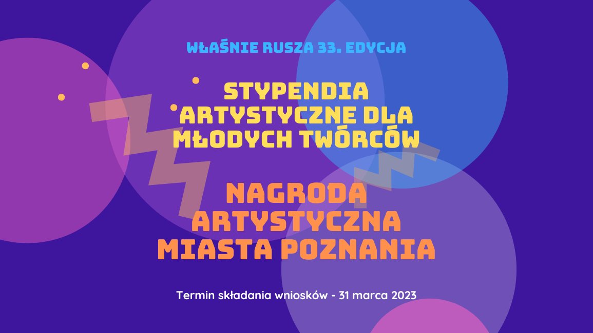 Grafika z informacjami o naborze do nagrody i stypendium - grafika artykułu