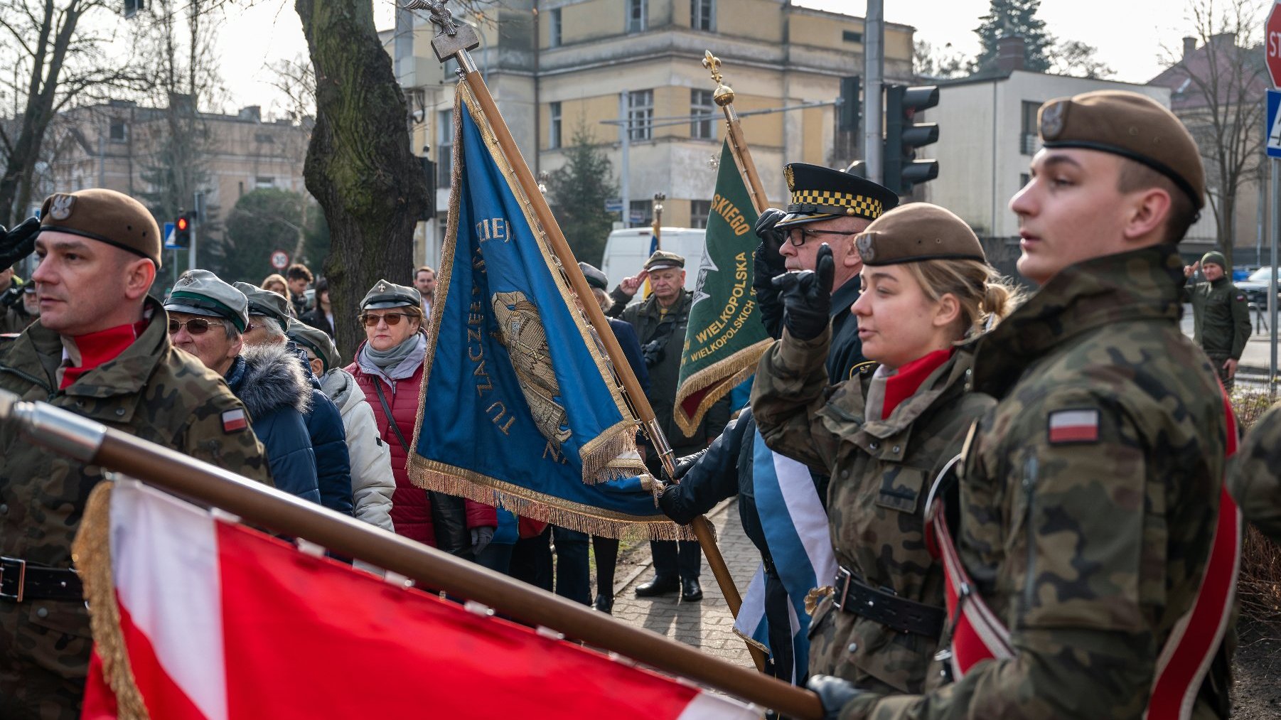 Galeria zdjęć przedstawia uroczystości z okazji 104. rocznicy podpisania rozejmu w Trewirze