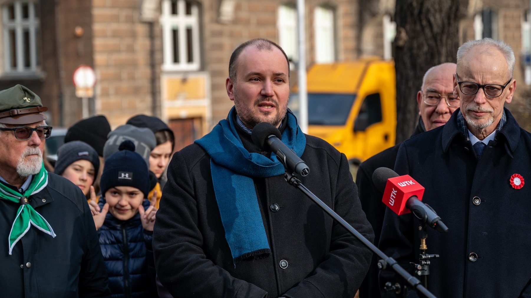 Galeria zdjęć przedstawia uroczystości z okazji 104. rocznicy podpisania rozejmu w Trewirze