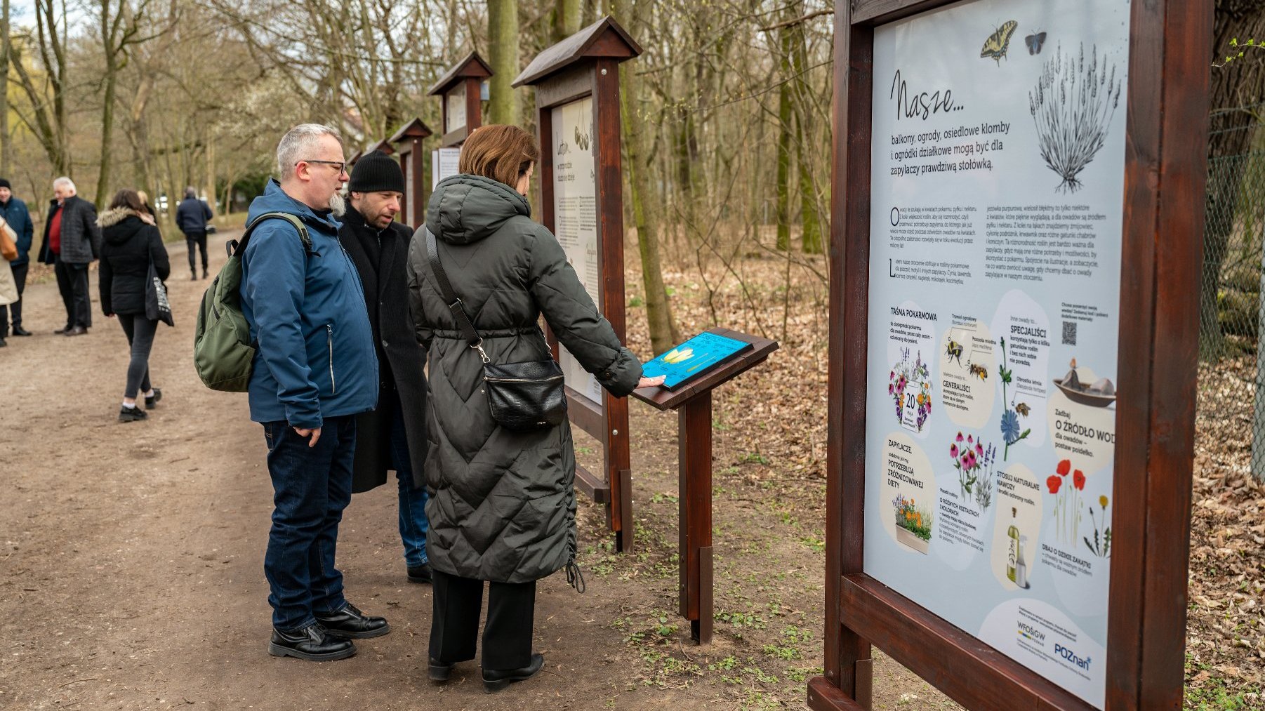 Galeria zdjęć przedstawia ścieżkę edukacyjną "4 pory roku w świecie zapylaczy".