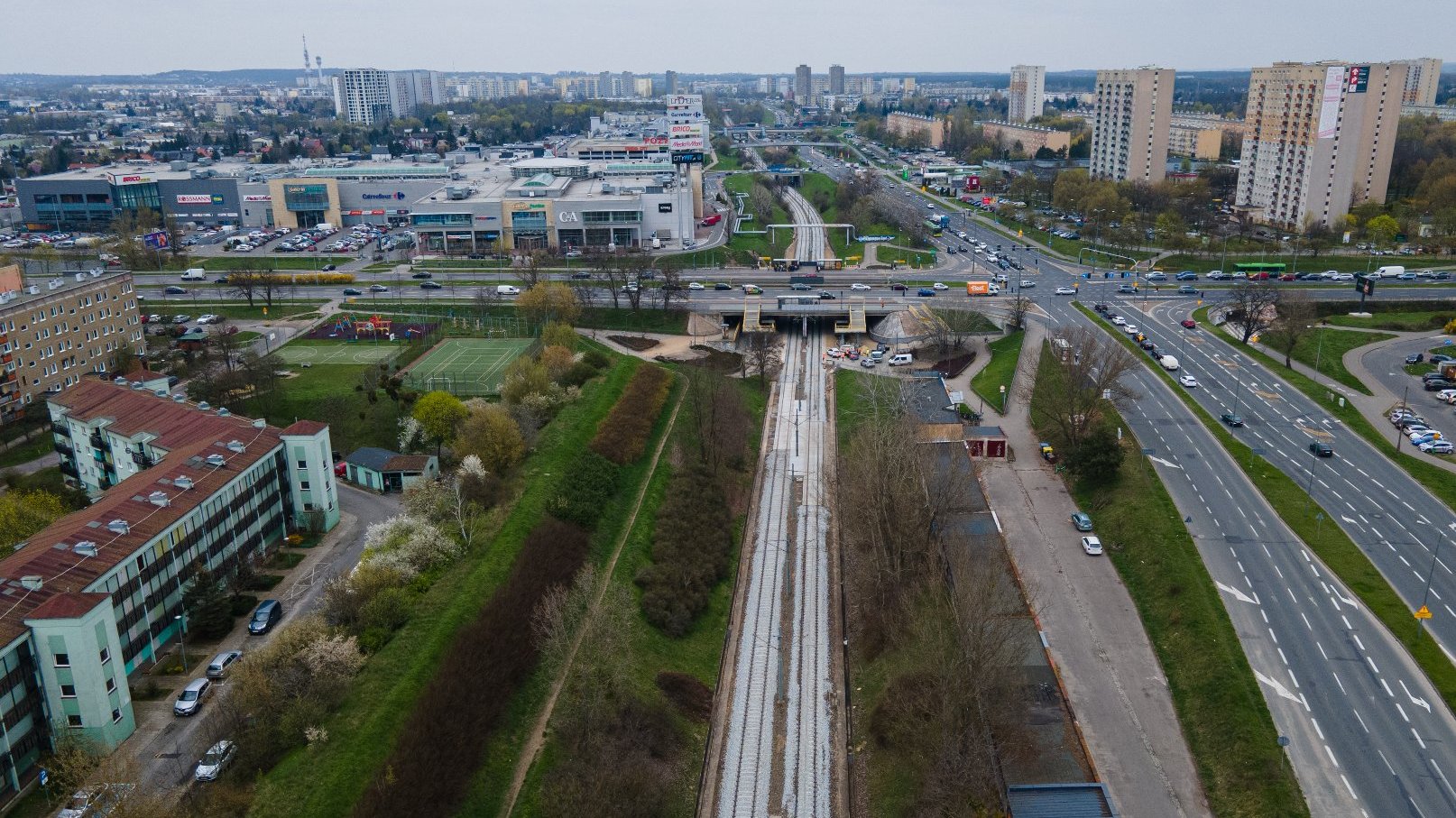 Galeria zdjęć z trasy Poznańskiego Szybkiego Tramwaju