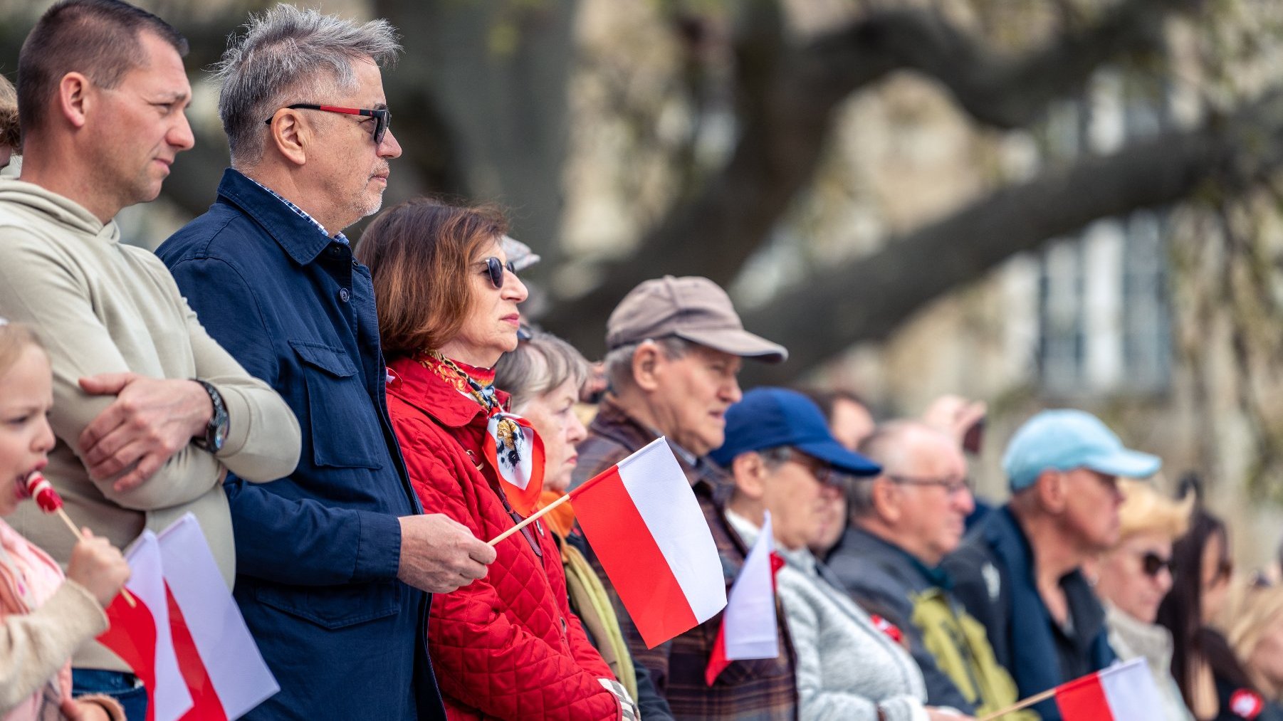 Galeria zdjęć przedstawia obchody Święta Konstytucji 3 Maja w Poznaniu.