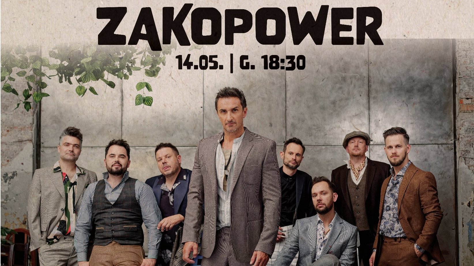 Plakat zespołu Zakopower ze zdjęciem artystów - grafika artykułu