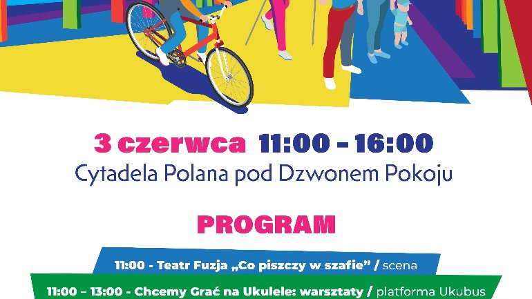 Grafika - plakat z programem wydarzenia