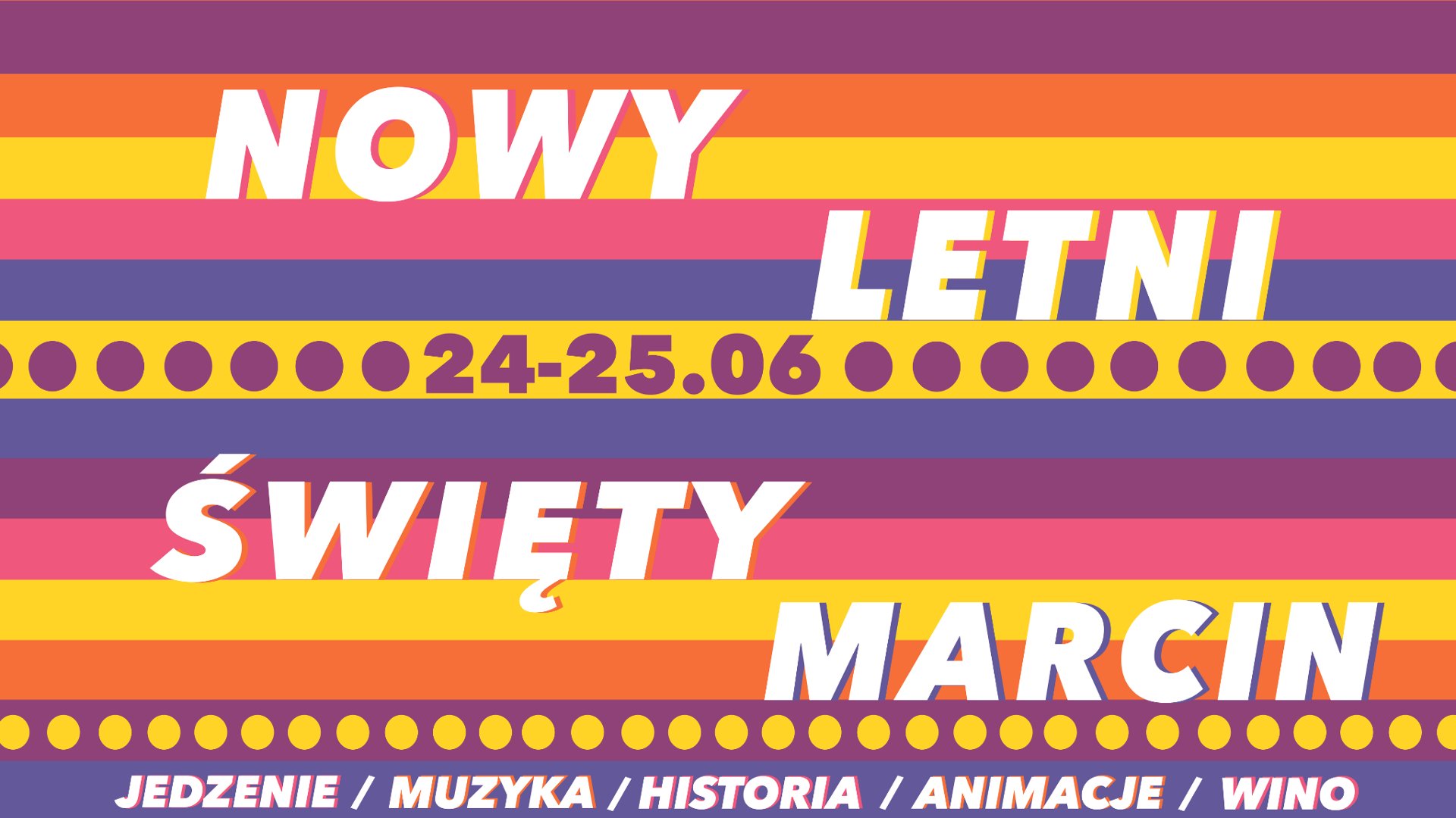 Grafika z napisem "Nowy Letni Święty Marcin".