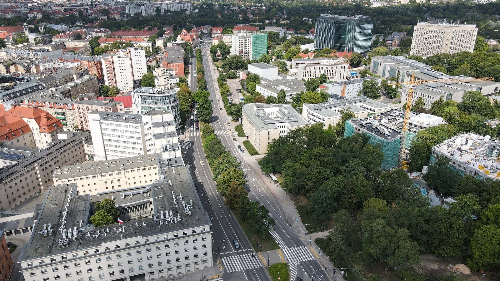 Widok na ul. Solną w stronę ul. Kulasa