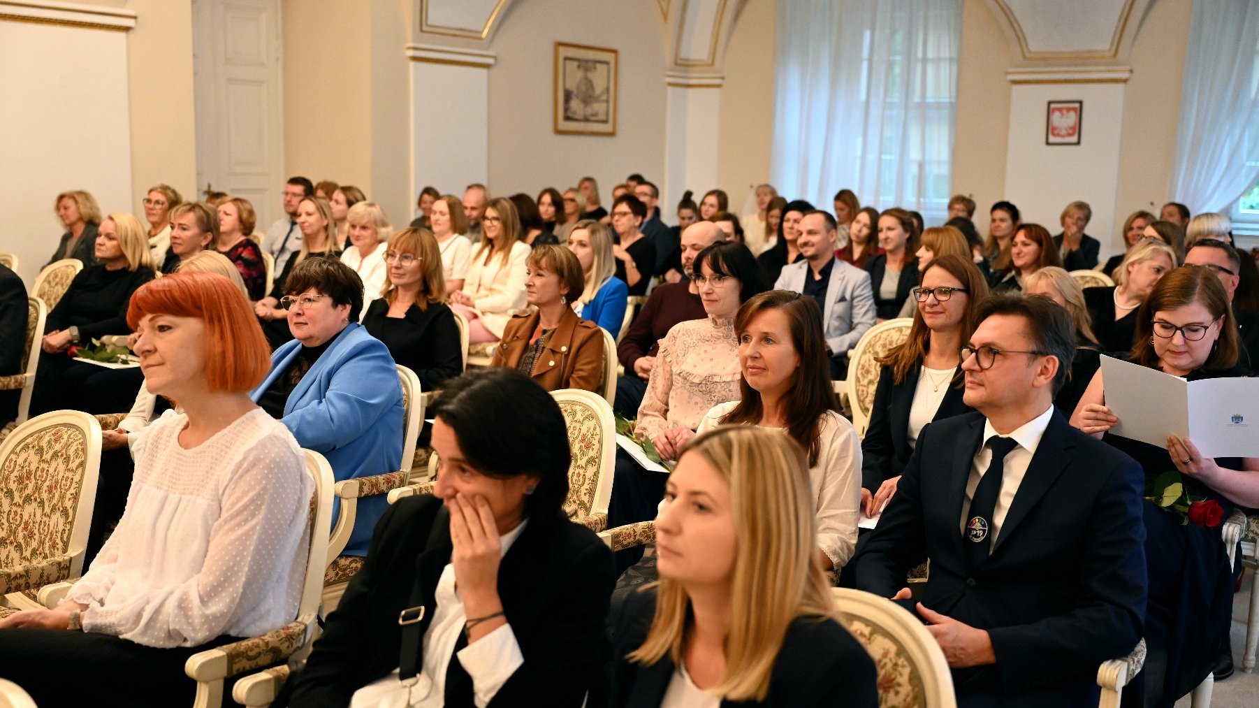 Galeria zdjęć z uroczystości wręczenia nagród nauczycielom i dyrektorom