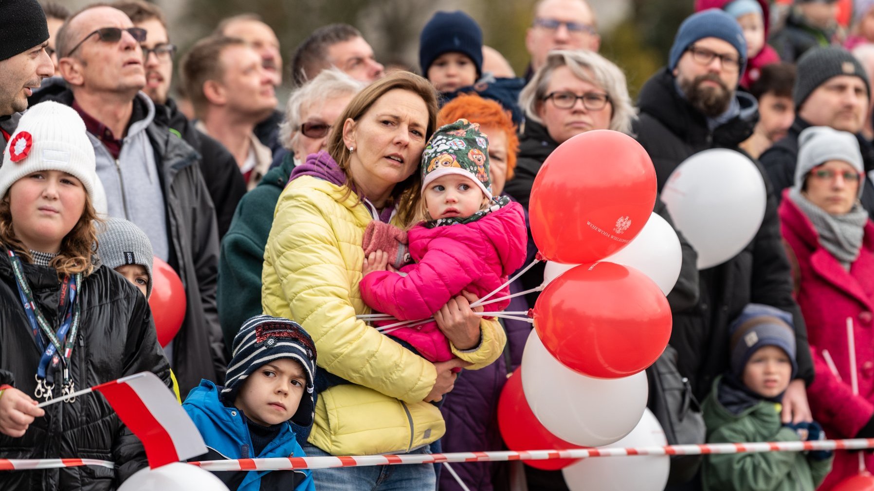 Galeria zdjęć przedstawia zeszłoroczne obchody Święta Niepodległości w Poznaniu.