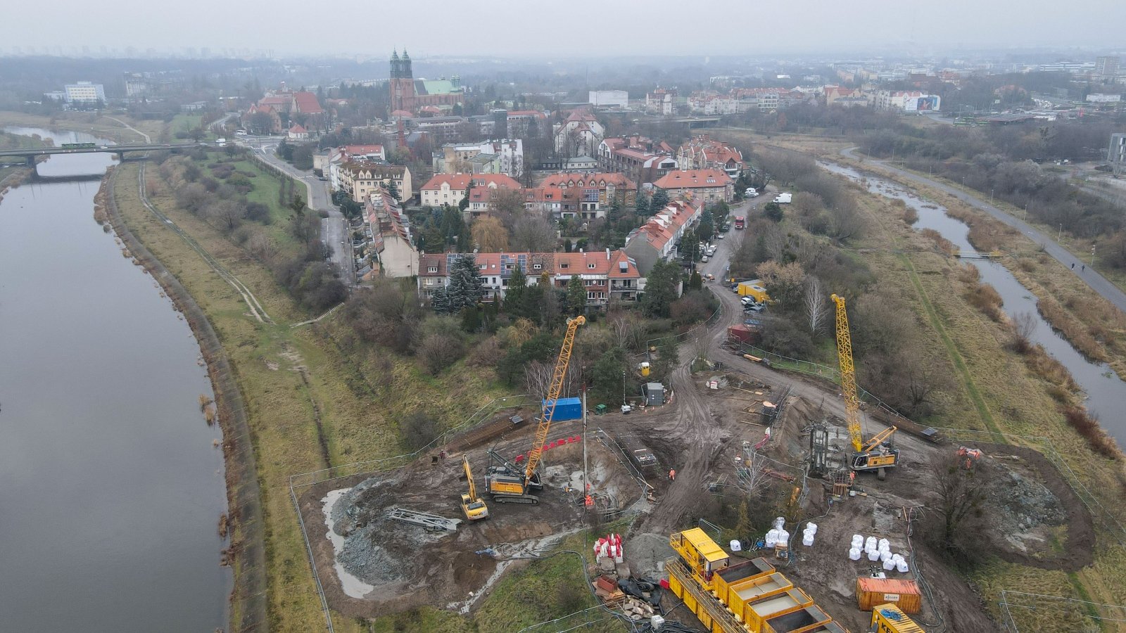 Galeria zdjęć z budowy mostów Berdychowskich