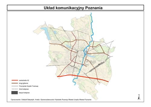 Układ komunikacyjny Poznania