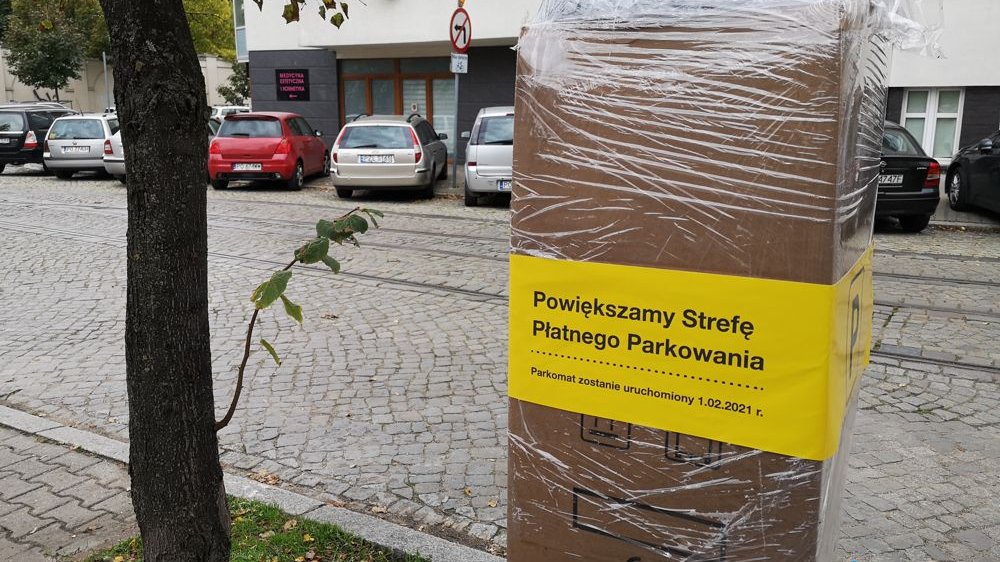 Opakowany parkomat. Zstanie uruchomiony 1.02.2021 roku