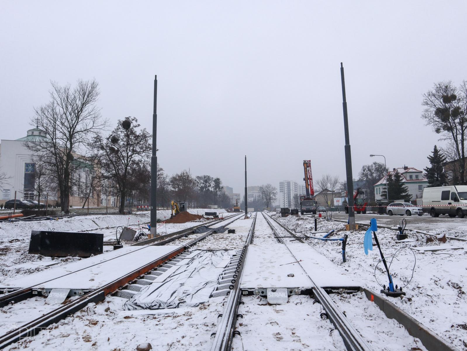 Galeria zdjęć z budowy trasy tramwajowej na Naramowice - grafika artykułu