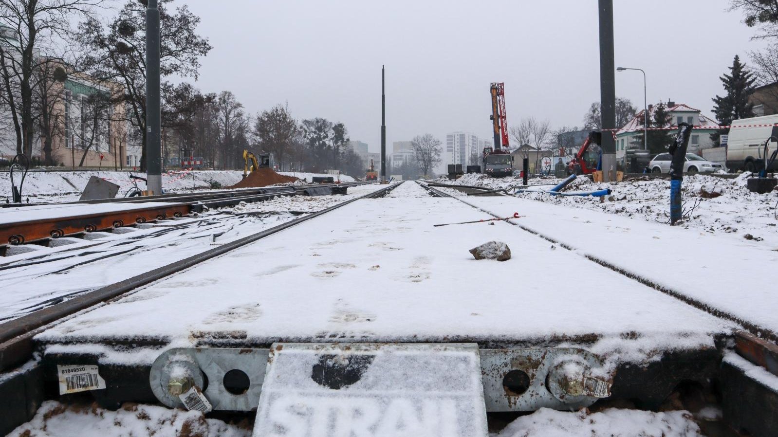 Galeria zdjęć z budowy trasy tramwajowej na Naramowice