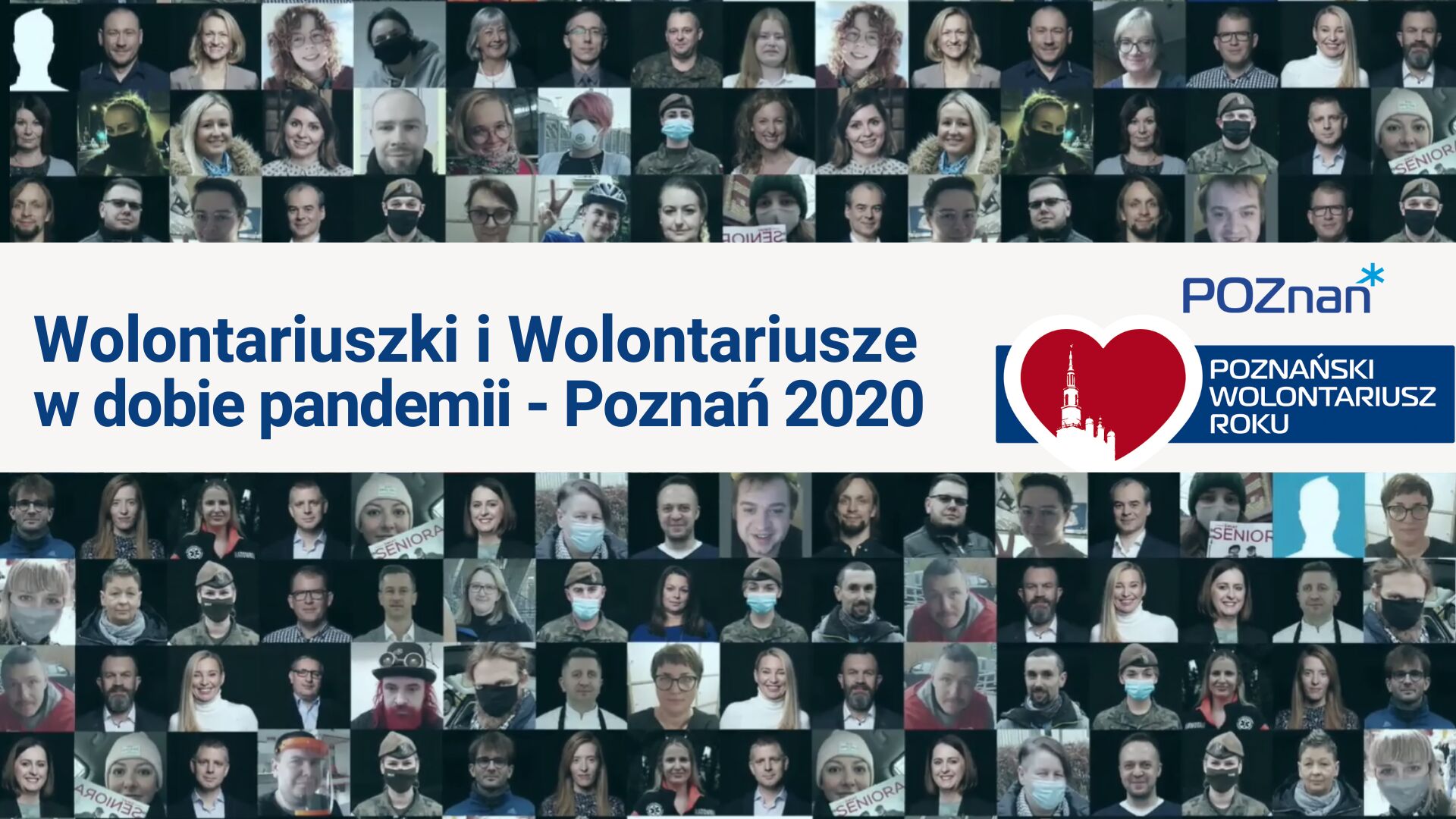 Kolaż zdjęć wolontariuszy. - grafika artykułu