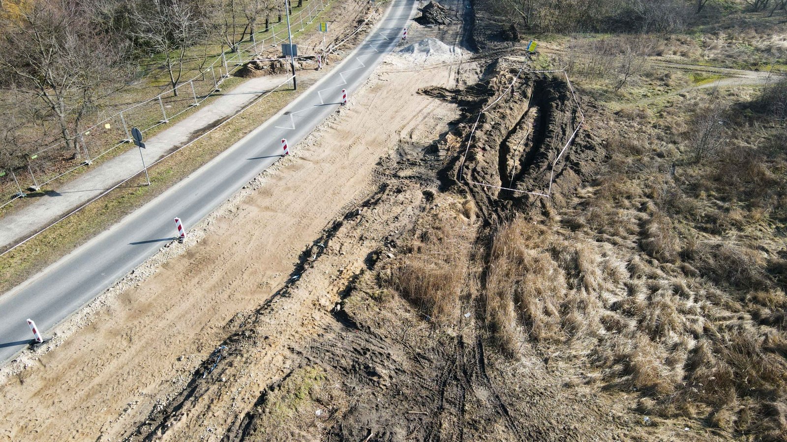 Galeria zdjęć z placu budowy wiaduktu i nowego układu drogowego przy ul. Kurlandzkiej