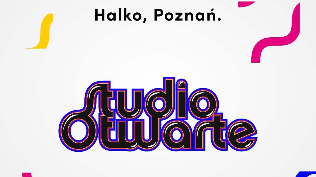 Plakat. Na nim napis: Halko, Poznań. Studio Otwarte.