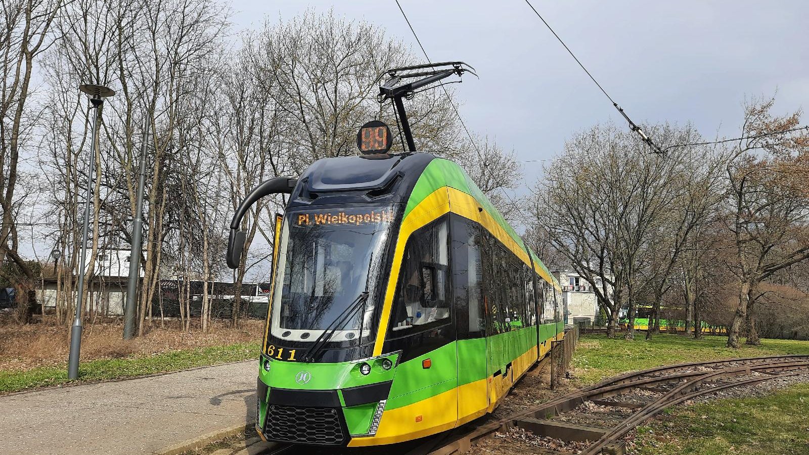 Zdjęcie tramwaju linii nr 99