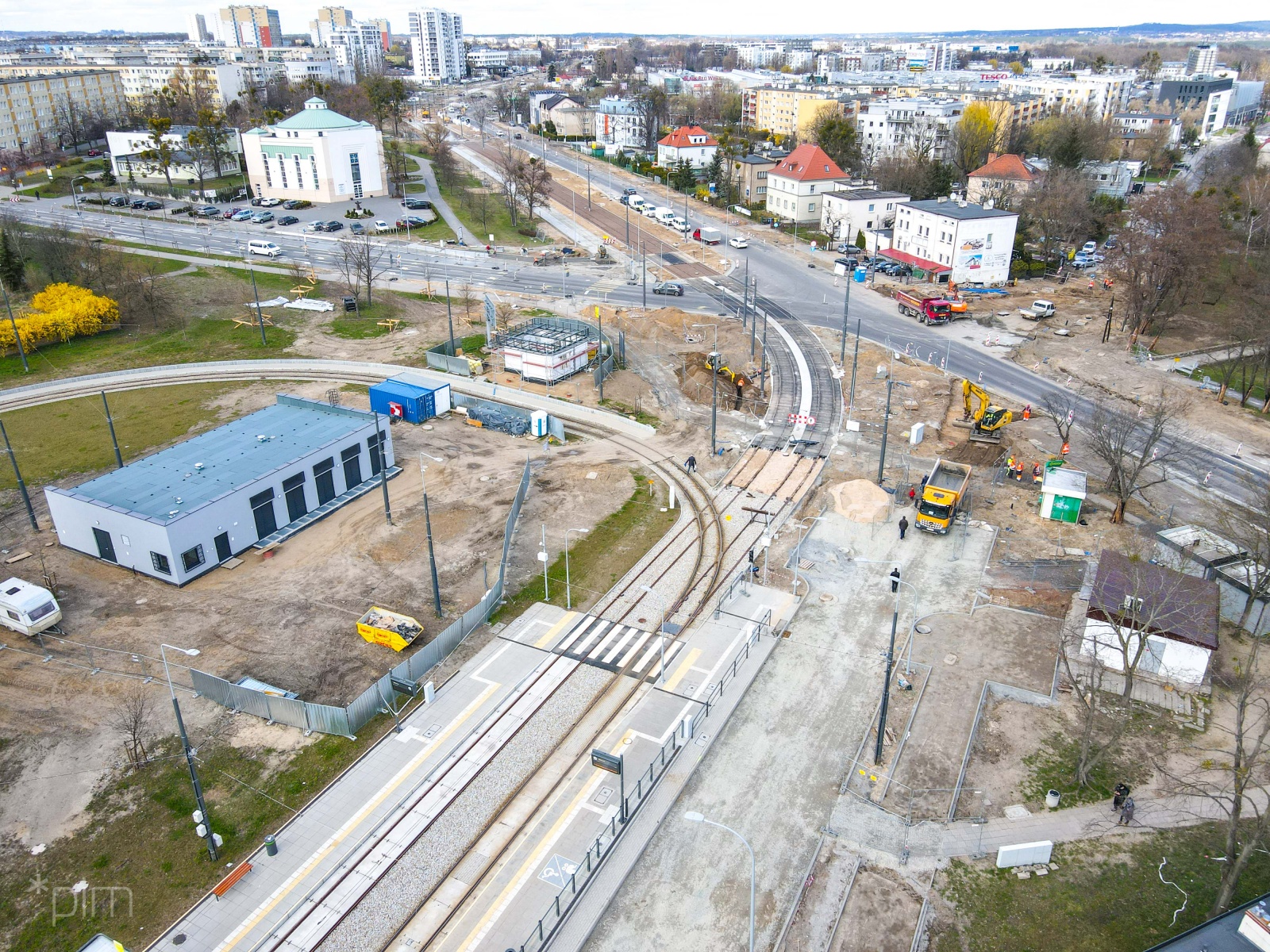 Galeria zdjęć z budowy trasy tramwajowej na Naramowice - grafika artykułu