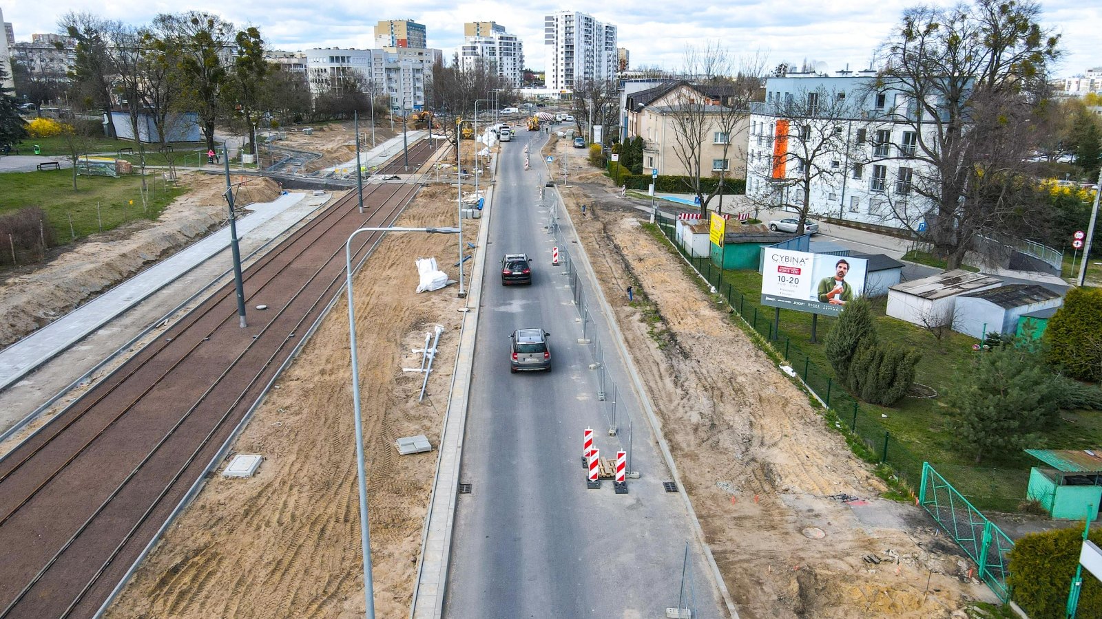 Galeria zdjęć z budowy trasy tramwajowej na Naramowice