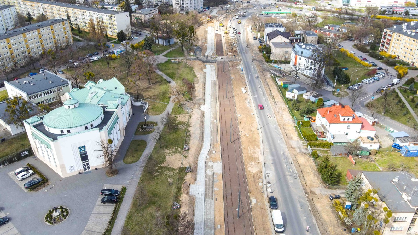 Galeria zdjęć z budowy trasy tramwajowej na Naramowice