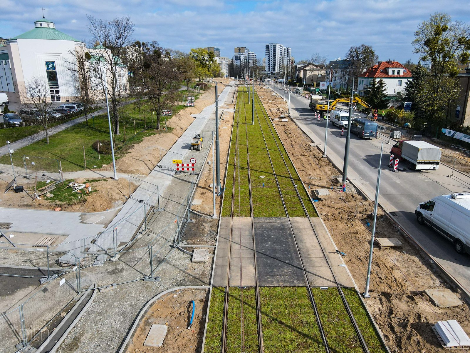 Galeria zdjęć z postępu prac przy budowie trasy tramwajowej na Naramowice - grafika artykułu