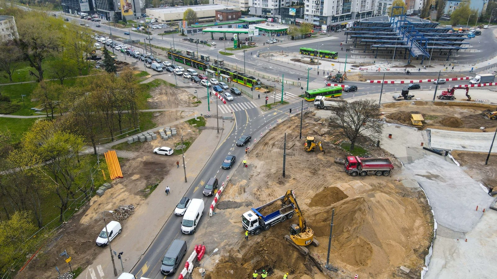 Galeria zdjęć z przebudowy ronda Rataje