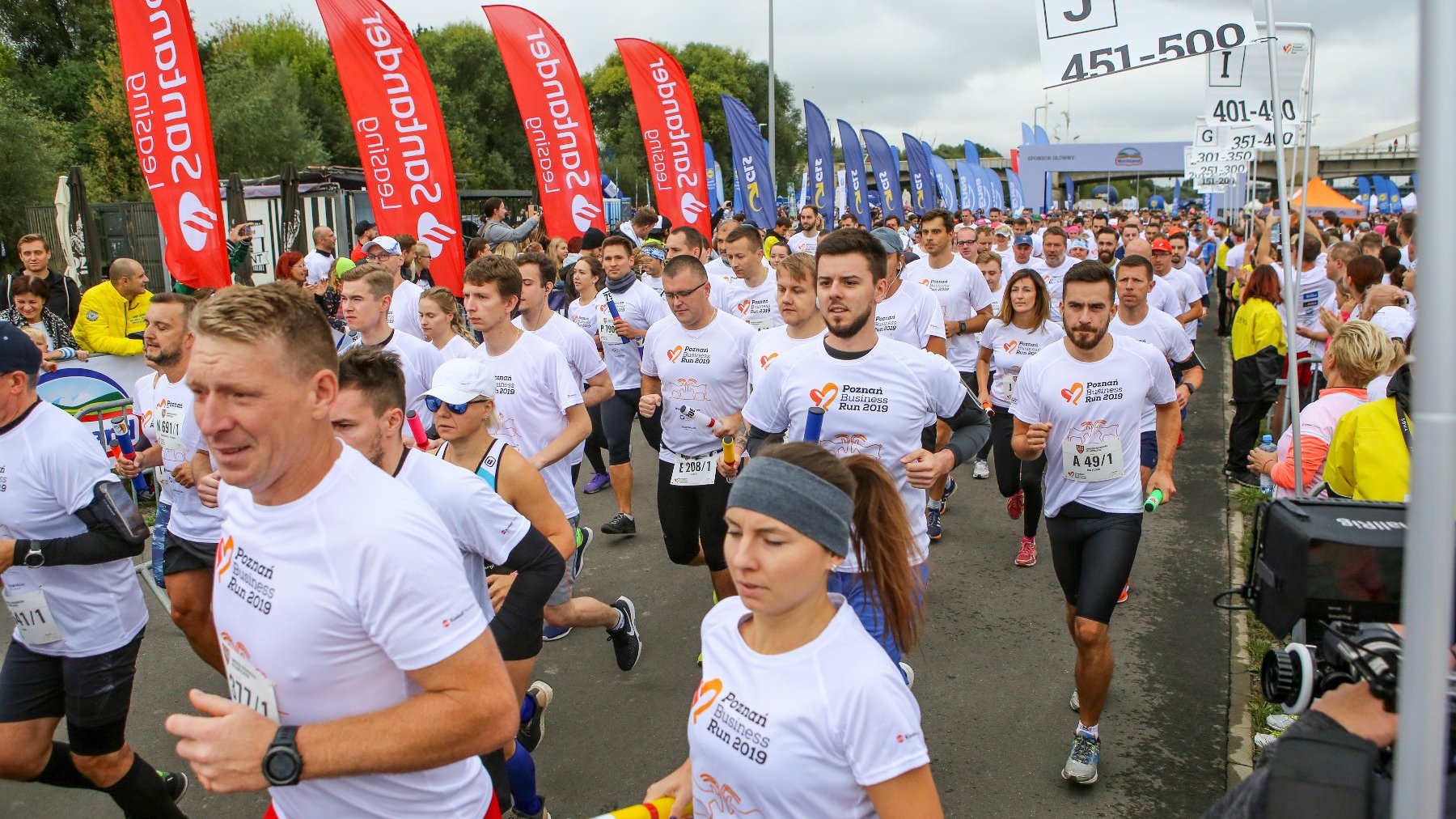 Biegacze podczas Poznań Business Run w 2019