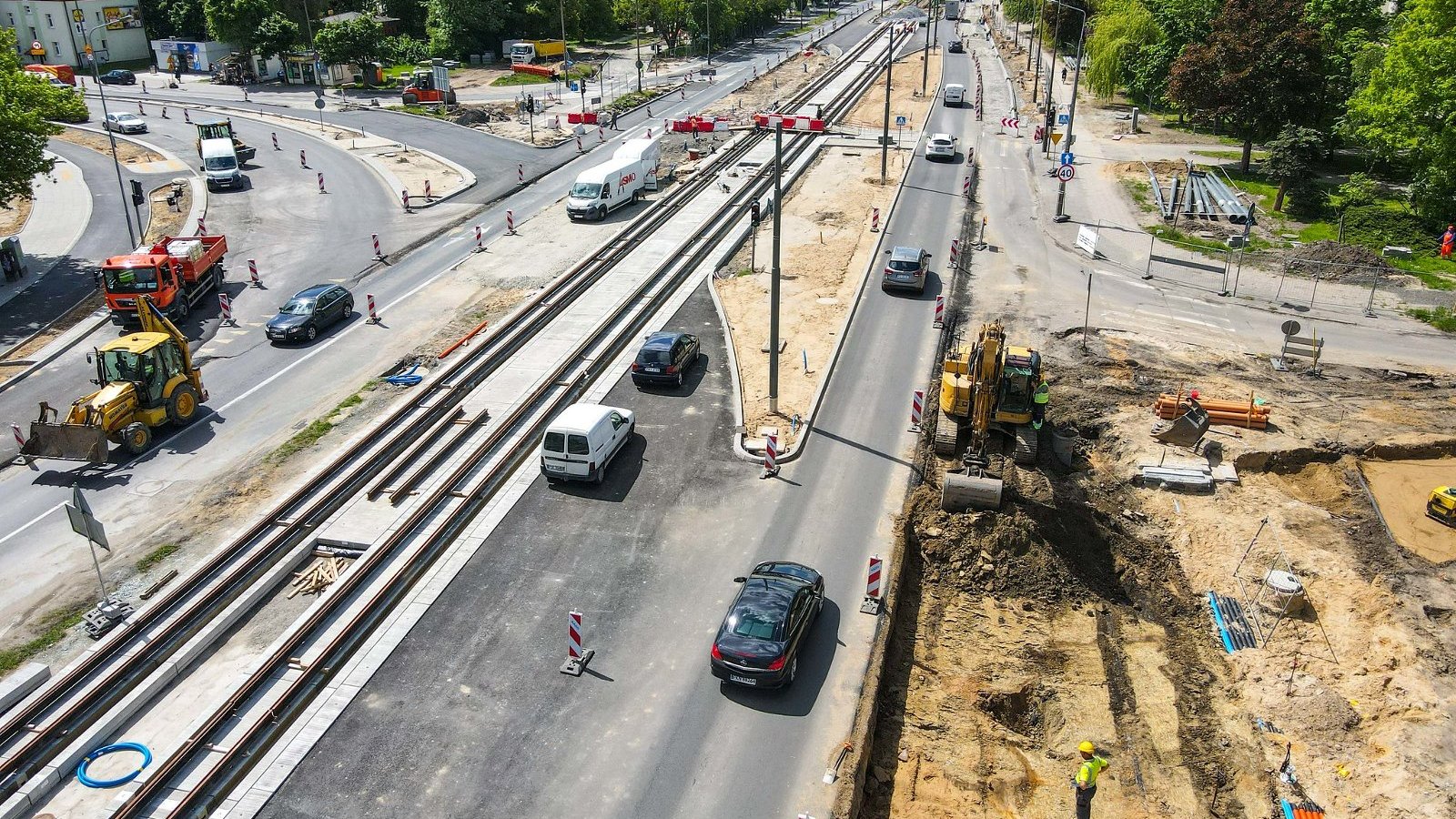 Galeria zdjęć z przebudowy ronda Rataje