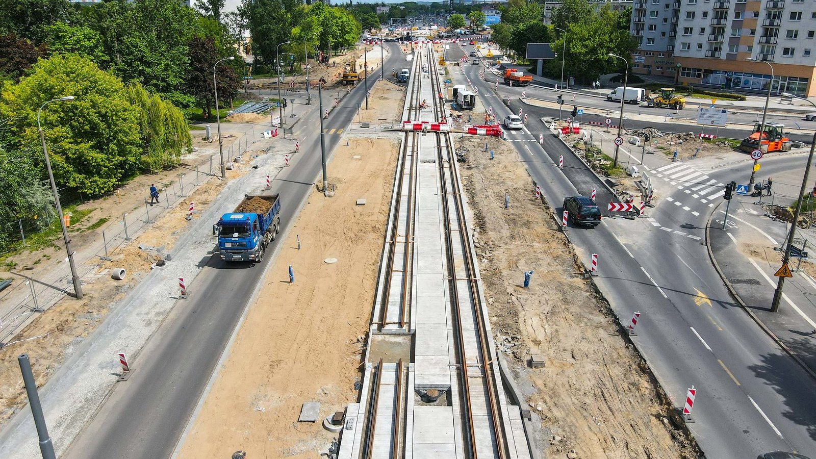 Galeria zdjęć z przebudowy ronda Rataje