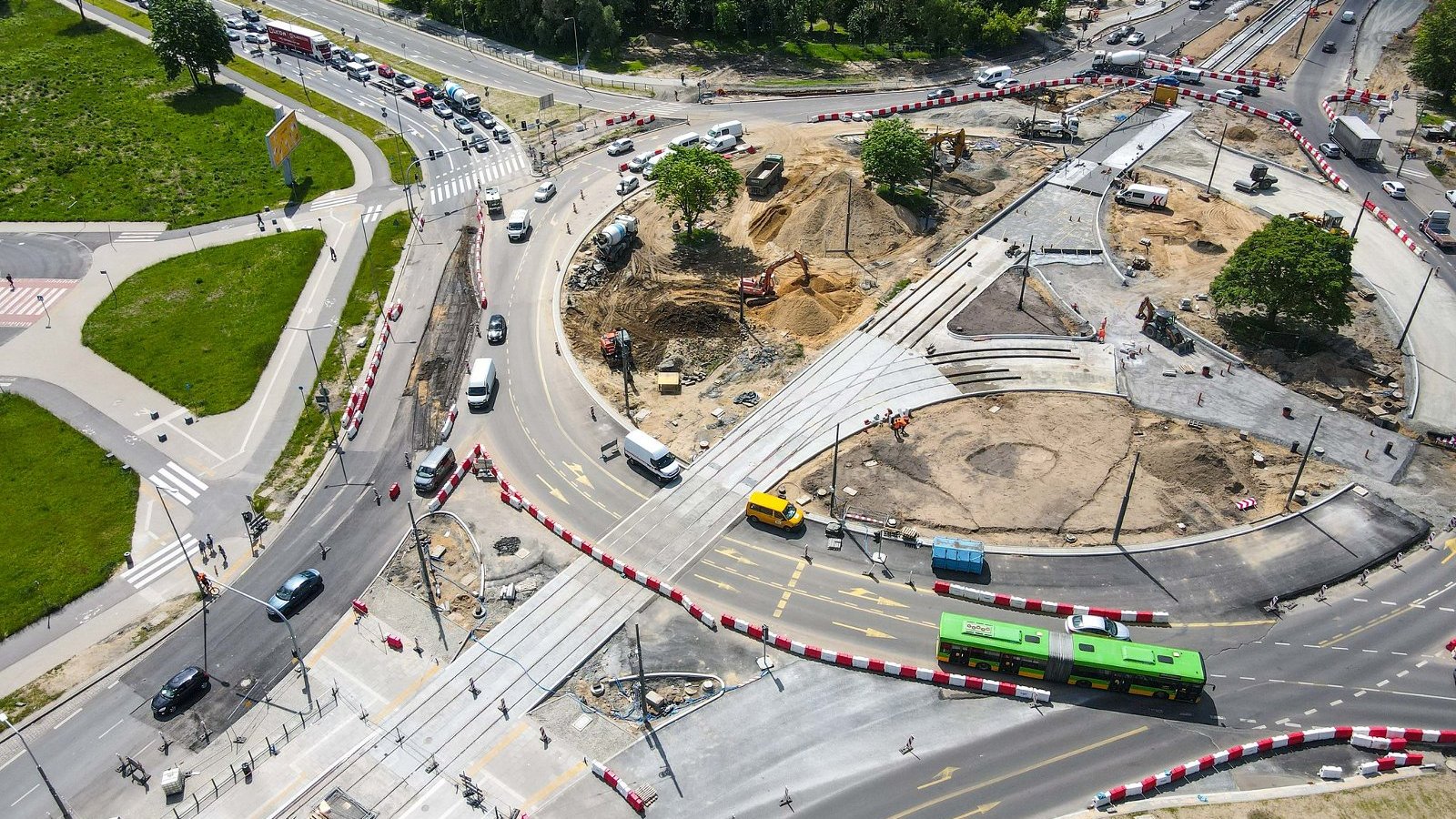 Galeria zdjęć z przebudowy ronda Rataje