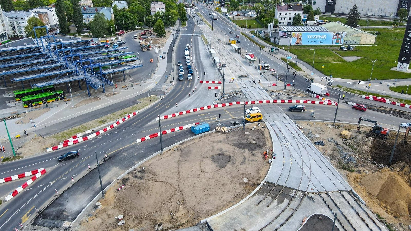 Galeria zdjęć z przebudowy ronda Rataje