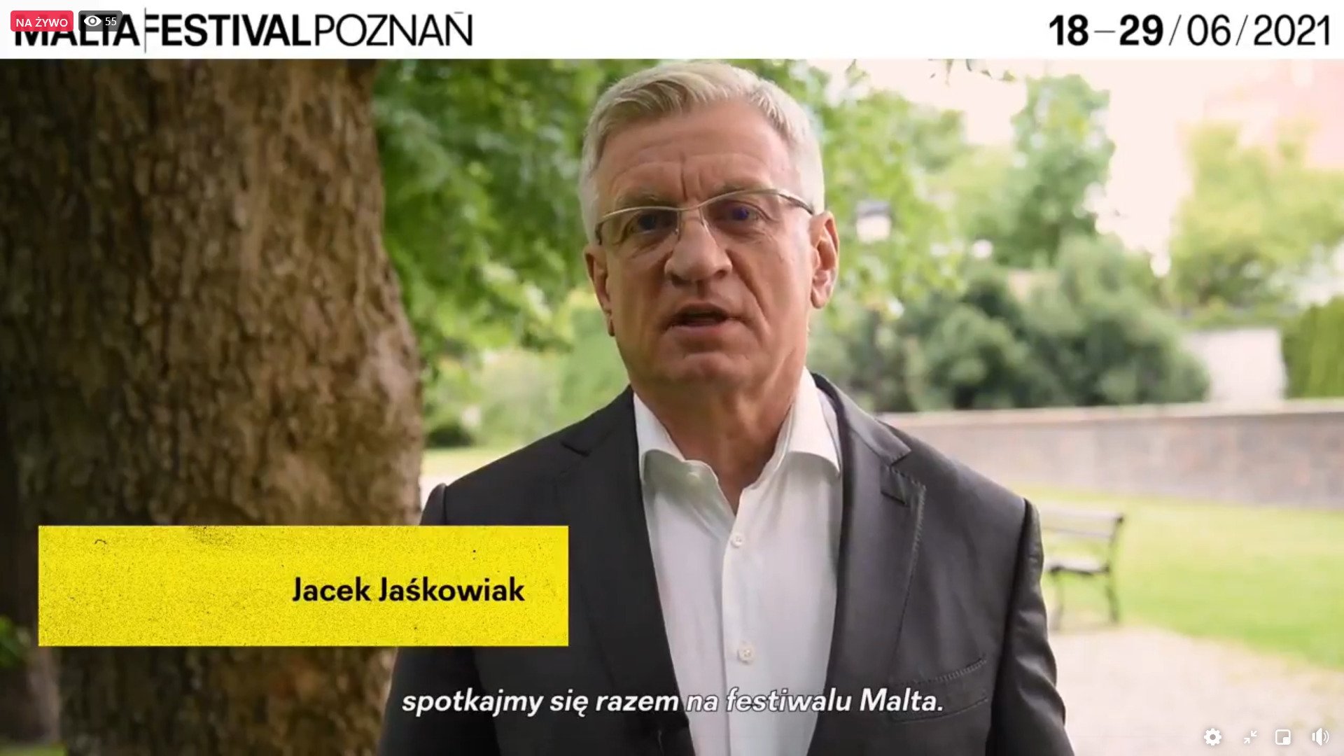 Na zdjęciu Jacek Jaśkowiak, prezydent Poznania.