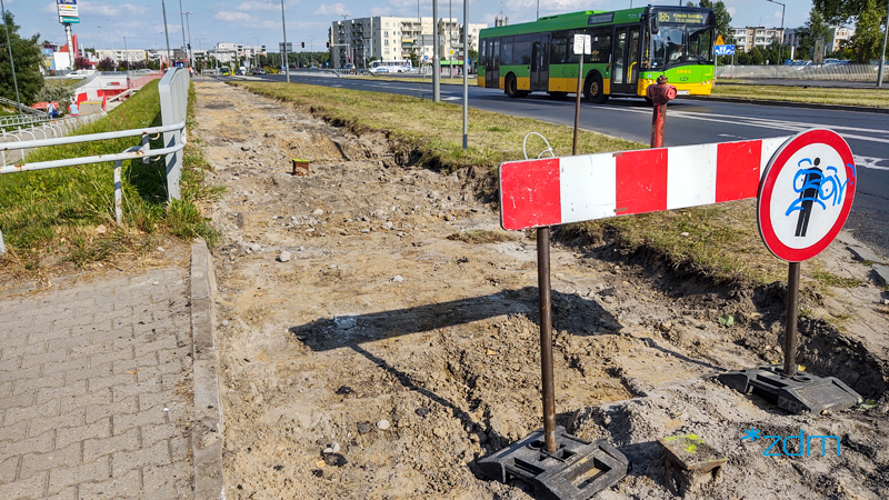 Galeria zdjęć z budowy ścieżki rowerowej i chodnika przy ul. Szymanowskiego