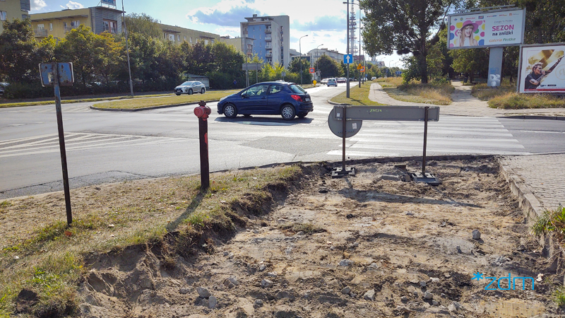 Galeria zdjęć z budowy ścieżki rowerowej i chodnika przy ul. Szymanowskiego