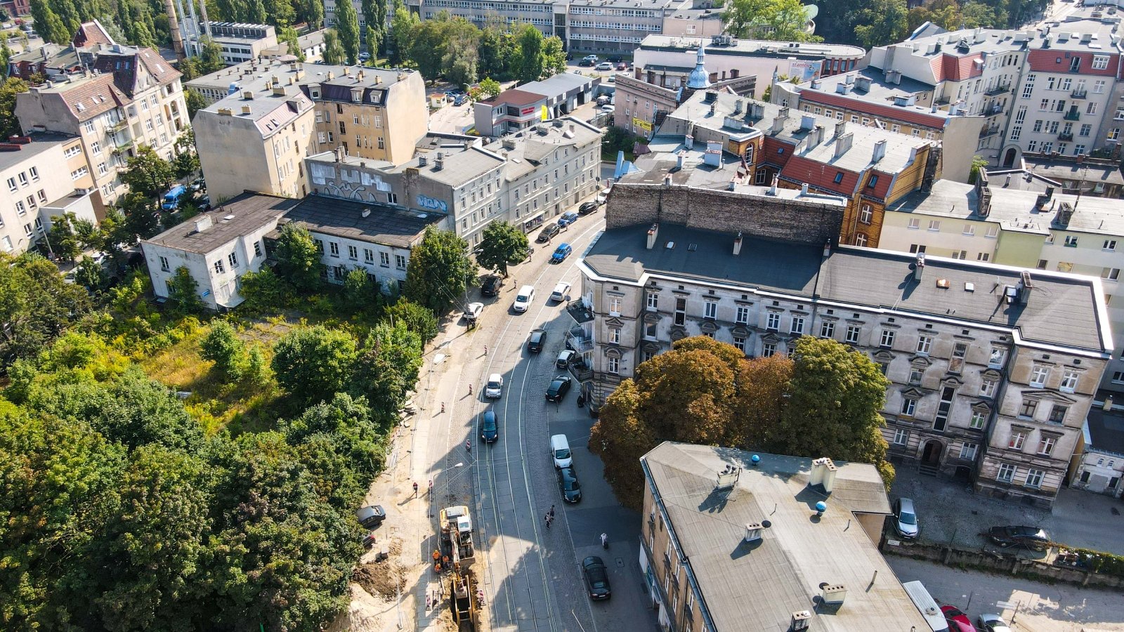 Ul. 28 czerwca 1956 r. na wysokości ul. Kilińskiego