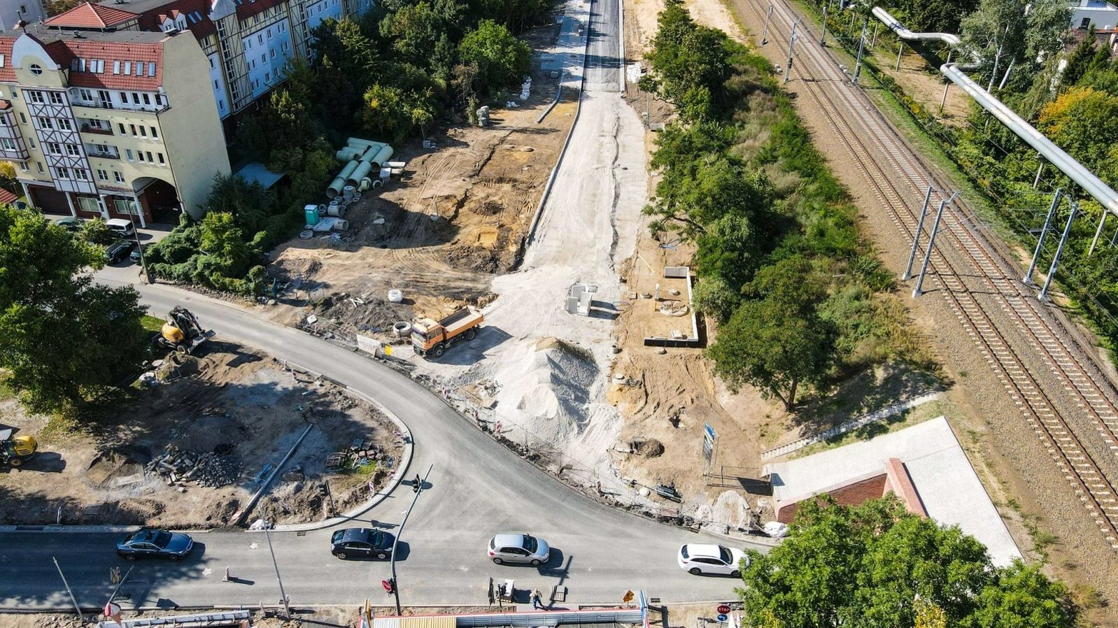 Galeria zdjęć z postępu prac przy budowie ul. św. Wawrzyńca